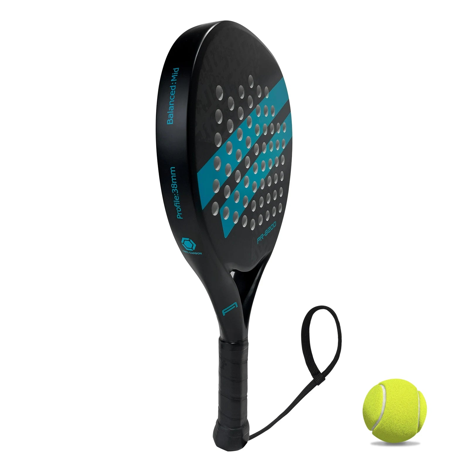 Lightning Smashly Padel Schläger – Seitenansicht Rahmen